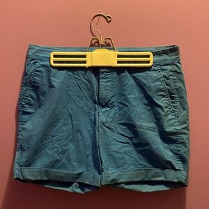 Blue Casual Shorts